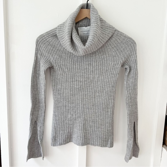 Viktoria & Woods Sweaters - VIKTORIA & WOODS grey wool sweater